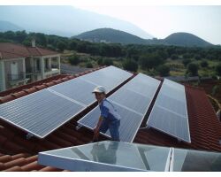 Φ/Β σύστημα ισχύος 5 kWp σε κεραμοσκεπή μονοκατοικίας, το πρώτο στην Κεφαλονιά απο τον αντιπρόσωπό μας στην περιοχή