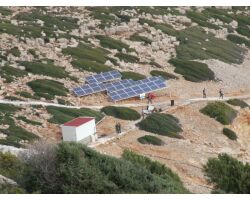 Aυτόνομο φωτοβολταϊκό σύστημα στη νήσο Στρογγύλη