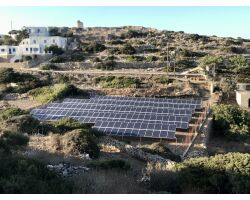 Φ/Β πάρκο, 65kWp, Αμοργός, Κυκλάδες