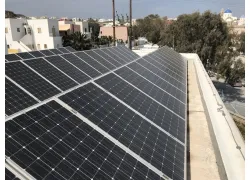 Διασύνδεση Φ/Β συστήματος στην οροφή του Γυμνασίου Μεσσαριάς, Σαντορίνη